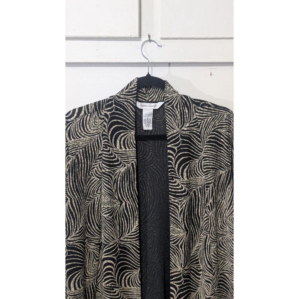 Drapers and Damons gold and black shimmery cardigan - Picture 6 of 6